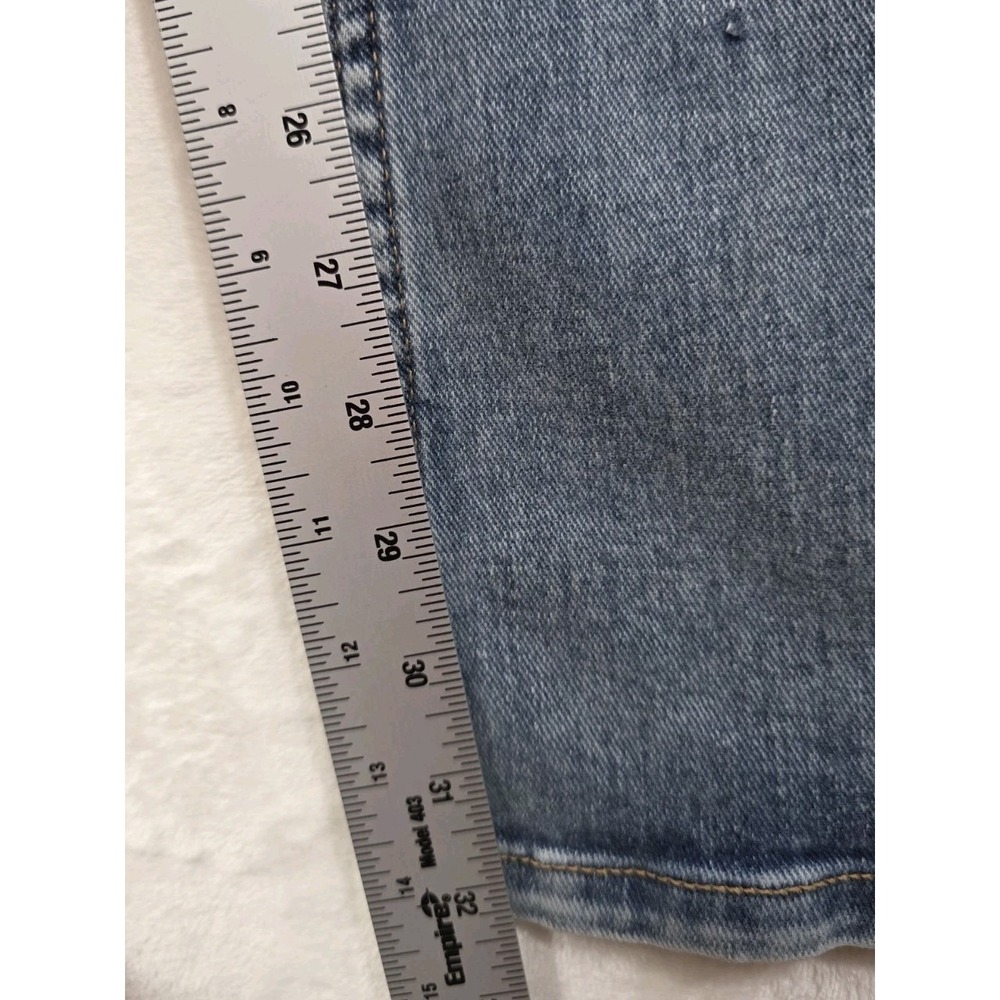 We The Free Free People Wide Leg Jeans 27 High Rise Blue Cotton Stretch 29x31 - Picture 13 of 15